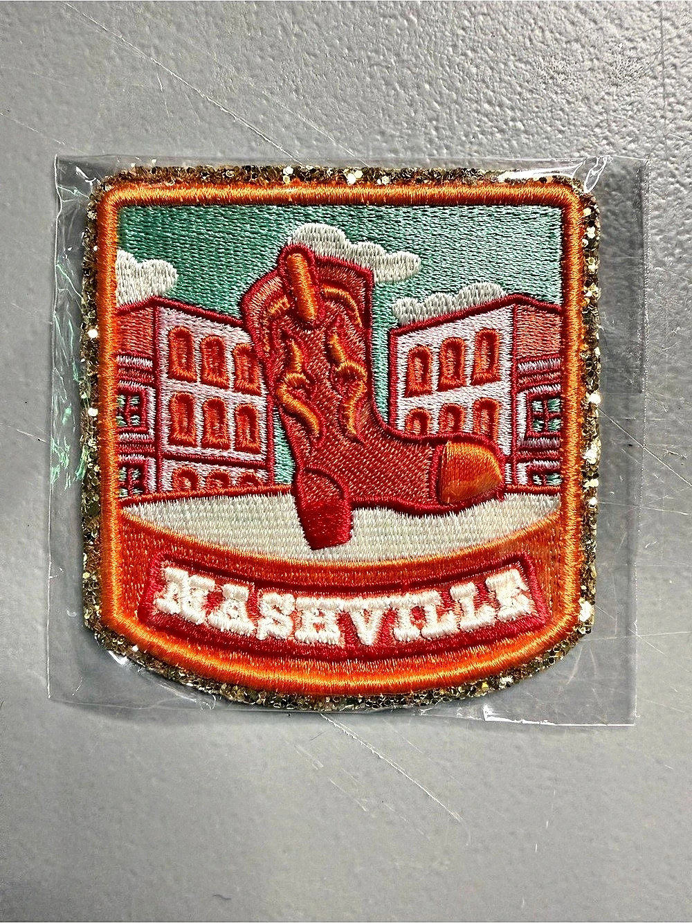 Stoney Clover Lane Embroidered Patch Red & Green NWT